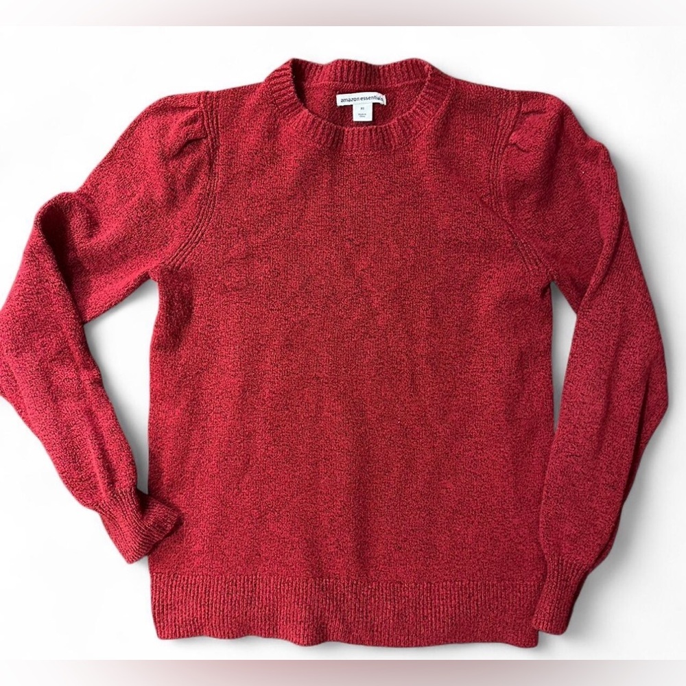 Amazon Essentials Deep Red Sweater